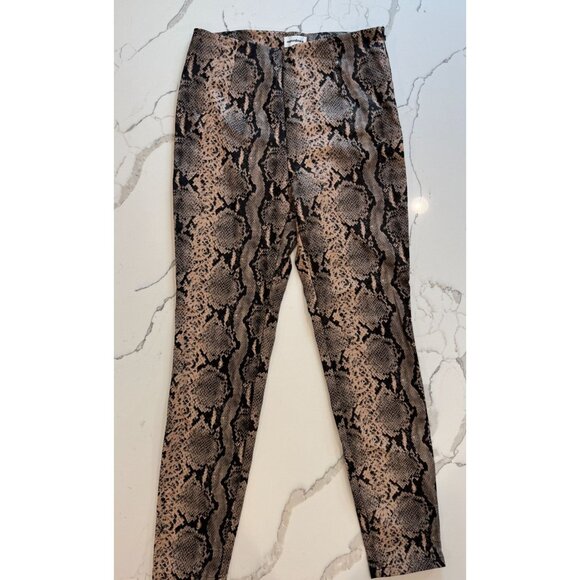 Superdown Donna Faux Leather Pants in Snake Print Size S - Picture 2 of 5